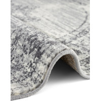 Kusový koberec Gloria Lydia Creme Grey kruh