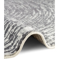 Kusový koberec Gloria Cavallo Creme Grey kruh