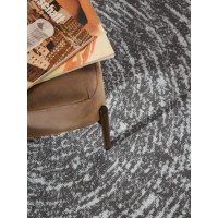 Kusový koberec Gloria Cavallo Creme Grey kruh