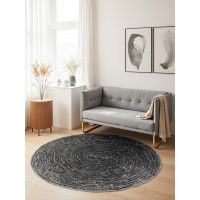 Kusový koberec Gloria Cavallo Grey kruh