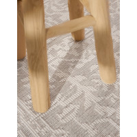 Kusový koberec Duet Kona White/Gray kruh - na ven i na doma