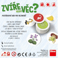 Dino Cestovní hra Zvíře nebo věc?