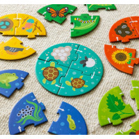 Petit Collage Puzzle pro objevitele Koloběh života