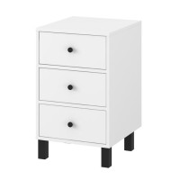 Noční stolek ELEGANT - bílý