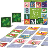 RAVENSBURGER Pexeso Vzácné okamžiky: Hodně štěstí!, 48 kartiček
