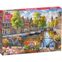 CHERRY PAZZI Puzzle Amsterdamské tulipány 1000 dílků