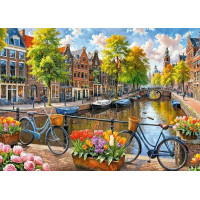 CHERRY PAZZI Puzzle Amsterdamské tulipány 1000 dílků