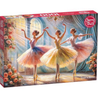 CHERRY PAZZI Puzzle Tři baletky 1000 dílků