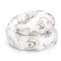 Těhotenský a kojicí polštář BABYMAM PREMIUM 300 cm 3v1 - Sloník na obláčku