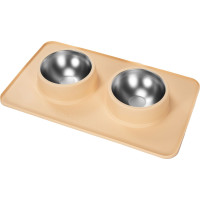 Misky pro psy/kočky/zvířata Puppy Joy - béžové