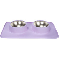 Misky pro psy/kočky/zvířata Puppy Joy - fialové