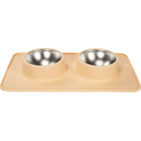 Misky pro psy/kočky/zvířata Puppy Joy - béžové