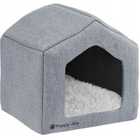 Pelíšek pro psy/kočky Puppy Joy - šedý