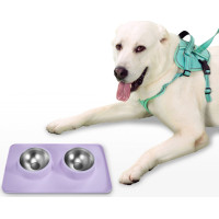 Misky pro psy/kočky/zvířata Puppy Joy - fialové