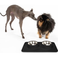 Misky pro psy/kočky/zvířata Puppy Joy - černé