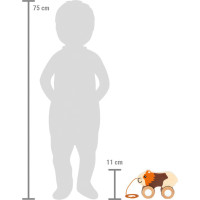 small foot Dřevěná tahací hračka Morče