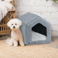 Pelíšek pro psy/kočky Puppy Joy - šedý