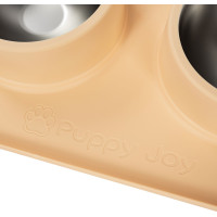 Misky pro psy/kočky/zvířata Puppy Joy - béžové