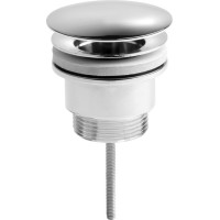 Sapho Umyvadlová výpust 5/4“, neuzavíratelná, velká zátka, 5-65mm, chrom CV3004