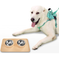 Misky pro psy/kočky/zvířata Puppy Joy - béžové