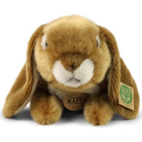 Rappa Plyšový králík hnědý 25 cm ECO-FRIENDLY