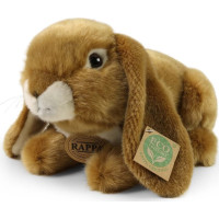 Rappa Plyšový králík hnědý 25 cm ECO-FRIENDLY