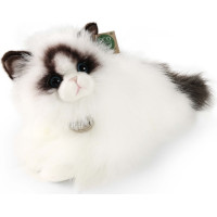 Rappa Plyšová kočka ragdoll ležící 35 cm ECO-FRIENDLY