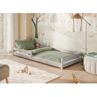 Dětská Montessori postel z masivu borovice ALICE - 160x80 cm - KAŠMÍROVÁ