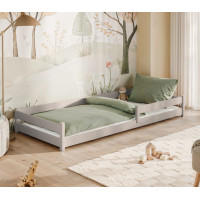 Dětská Montessori postel z masivu borovice ALICE - 160x80 cm - KAŠMÍROVÁ