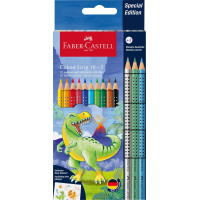 Faber-Castell Pastelky Grip 2001 Dinosaurus 10+3ks
