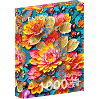 ENJOY Puzzle Elegantní vodní linky 1000 dílků