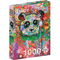 ENJOY Puzzle Enigmatická panda 1000 dílků