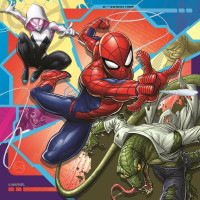 RAVENSBURGER Puzzle Marvel: Spider-Man 3x49 dílků