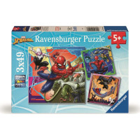 RAVENSBURGER Puzzle Marvel: Spider-Man 3x49 dílků