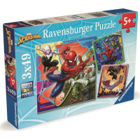 RAVENSBURGER Puzzle Marvel: Spider-Man 3x49 dílků