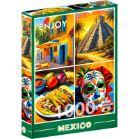 ENJOY Puzzle Mexiko 1000 dílků