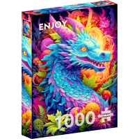 ENJOY Puzzle Nebeský drak 1000 dílků
