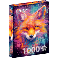 ENJOY Puzzle Ohnivá liška 1000 dílků