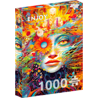 ENJOY Puzzle Smělá múza 1000 dílků