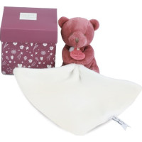 Doudou Můj malý medvídek 10 cm vínový