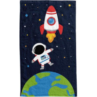 Dětský bavlněný ručník KIDS 30x50 cm - Vesmír