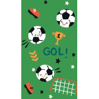 Dětský bavlněný ručník KIDS 30x50 cm - Fotbal