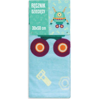 Dětský bavlněný ručník KIDS 30x50 cm - Robot