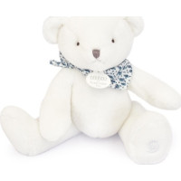 Doudou Plyšový medvídek bílý 25 cm