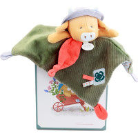 Doudou Dárková sada Plyšový muchláček kravička Aneth 27 cm
