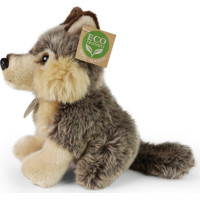 Rappa Plyšový vlk sedící 18 cm ECO-FRIENDLY