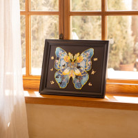RoboTime Dřevěné puzzle Motýl Morpho Helena