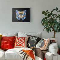 RoboTime Dřevěné puzzle Motýl Morpho Helena