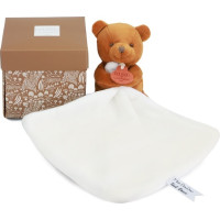 Doudou Můj malý medvídek 10 cm oranžový