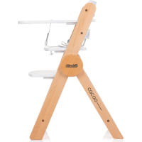 CHIPOLINO Dřevěná jídelní židlička Cacao 2v1 Wood